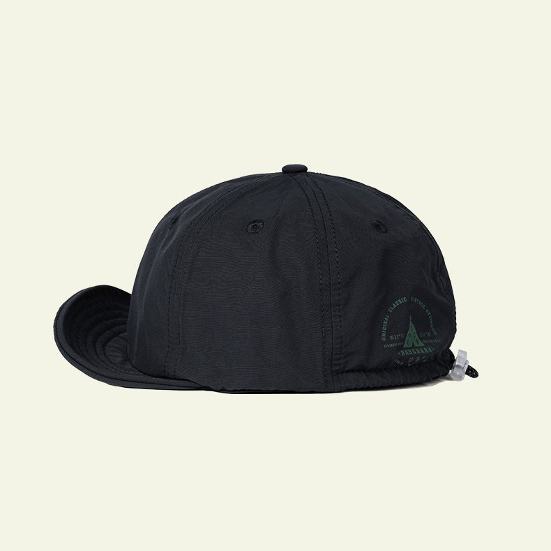 Retro Printed Baseball Cap Flip Hat Beret
