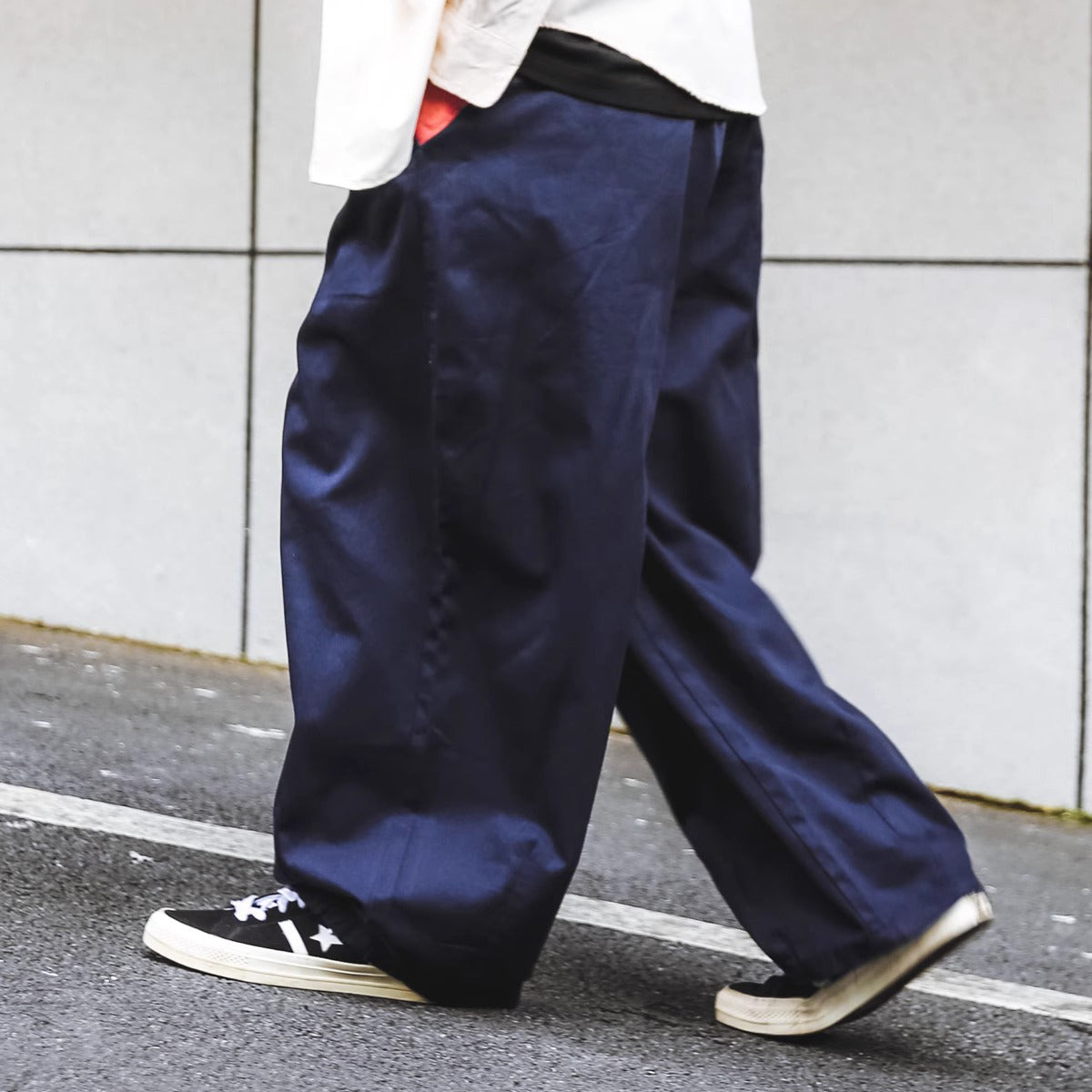 Retro Loose Wide-leg Pants Cityboy Work Pants