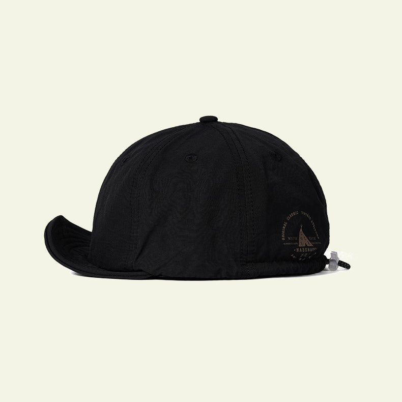 Retro Printed Baseball Cap Flip Hat Beret