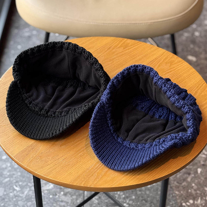 Retro Handmade Knitted Wool Hat