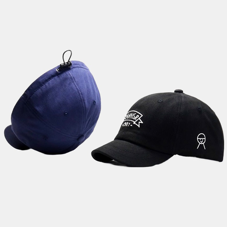 Retro Flip Hat Beret Casual Cap Adjustable Hat