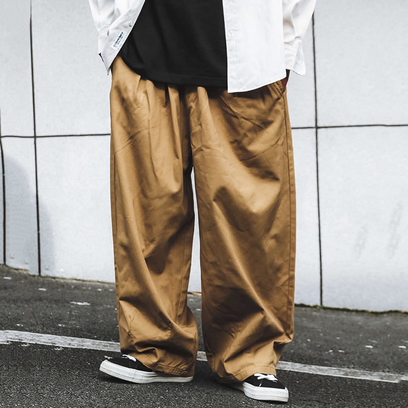 Retro Loose Wide-leg Pants Cityboy Work Pants