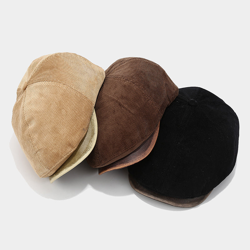 Retro Painter Beret Wool Newsboy Hat