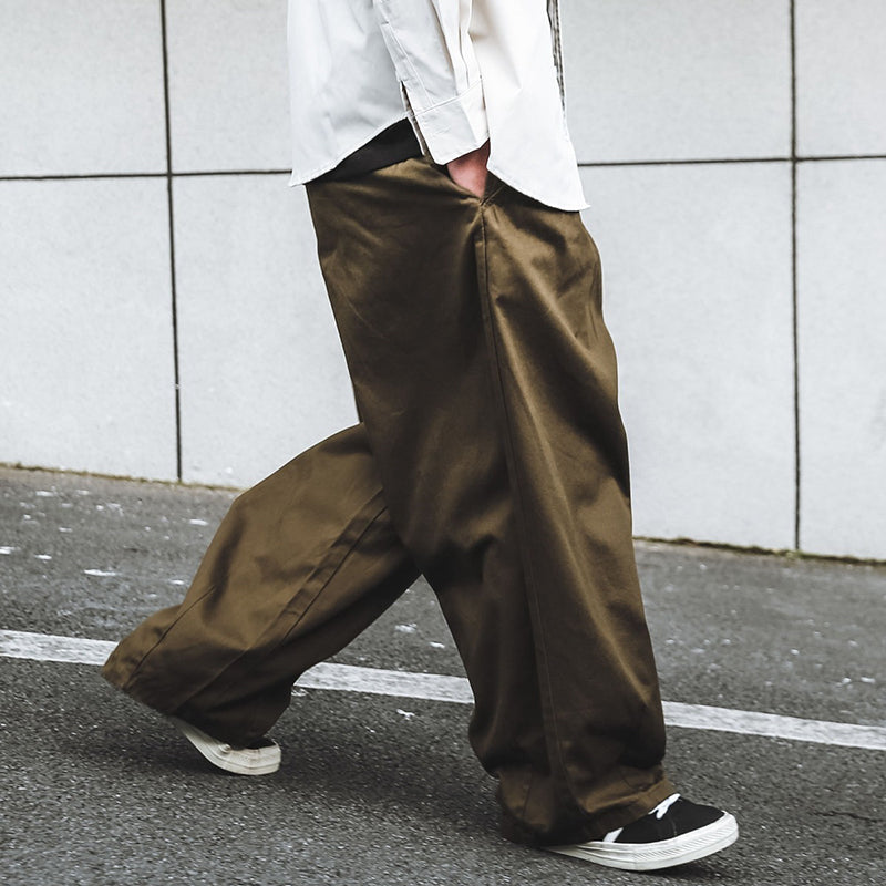 Retro Loose Wide-leg Pants Cityboy Work Pants