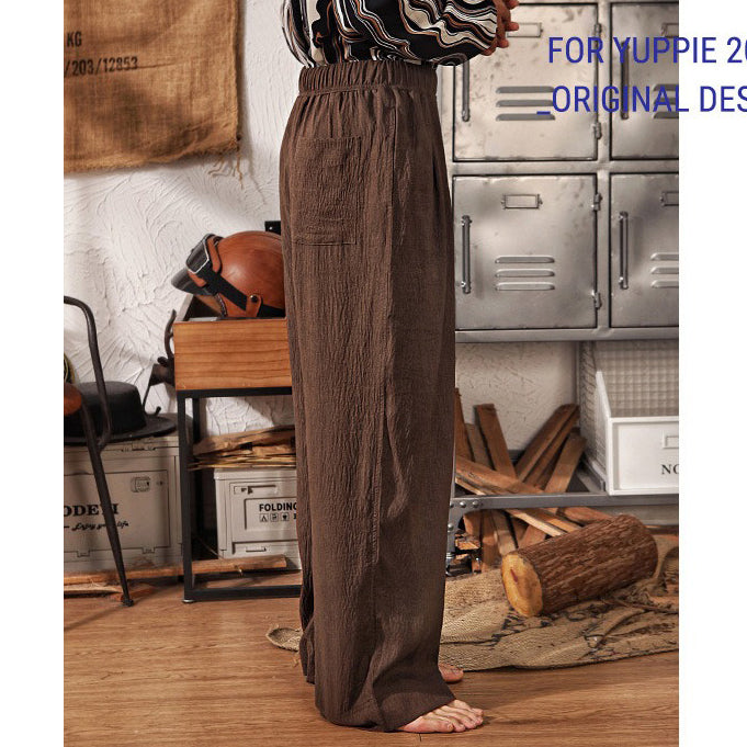 Retro Casual Loose Wide-leg Pants Summer Pants