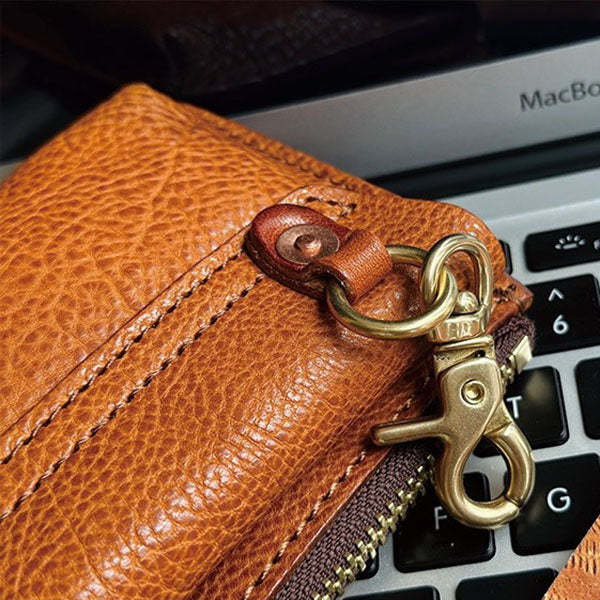 Vintage Handmade Leather Card Wallet