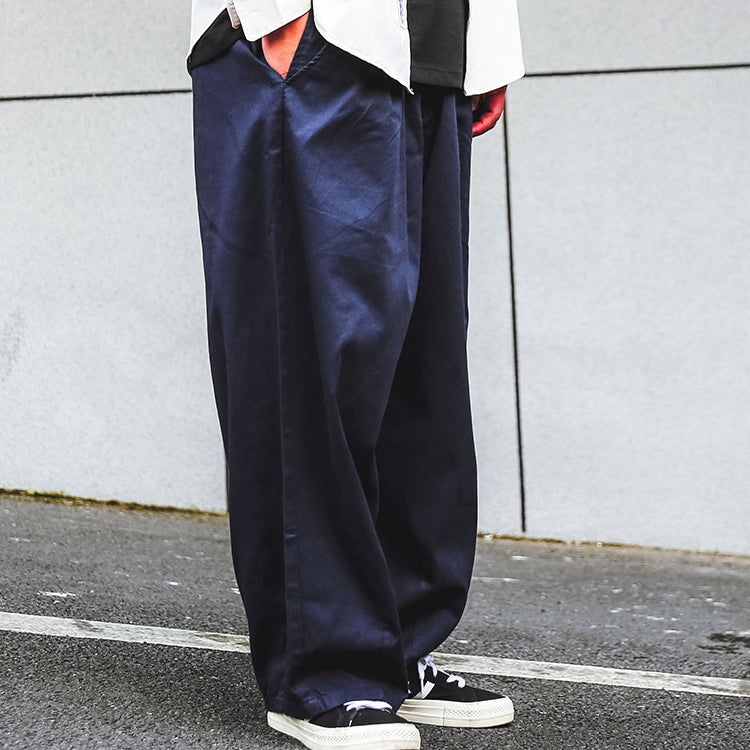 Retro Loose Wide-leg Pants Cityboy Work Pants