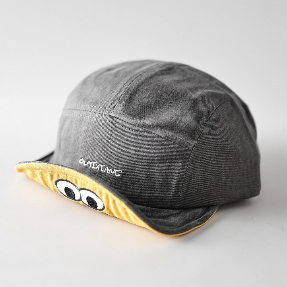 Retro Flip Hat Beret Casual Cap Adjustable Hat