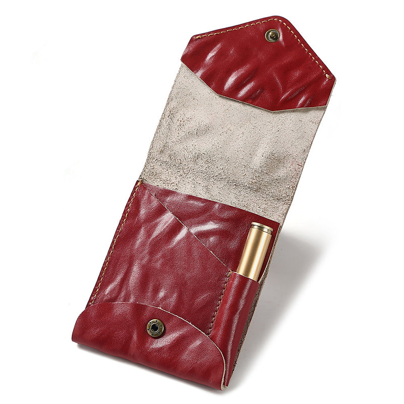 Retro Leather Multifunctional Compact Wallet