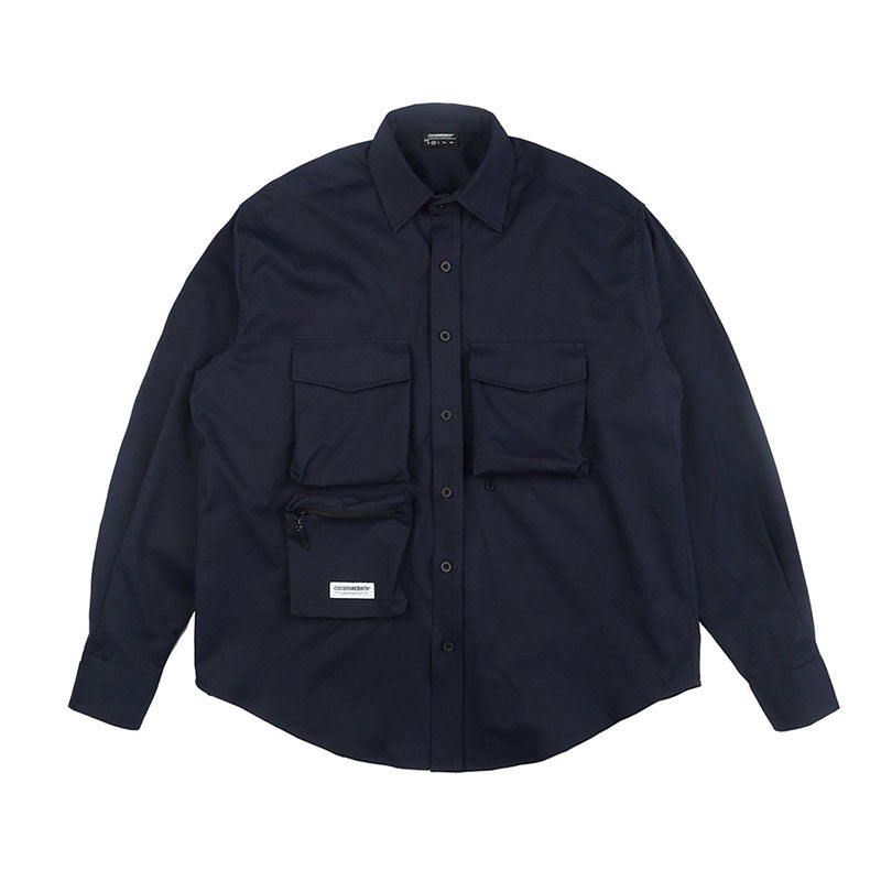 Loose-fitting Functional Multi-pocket Shirt