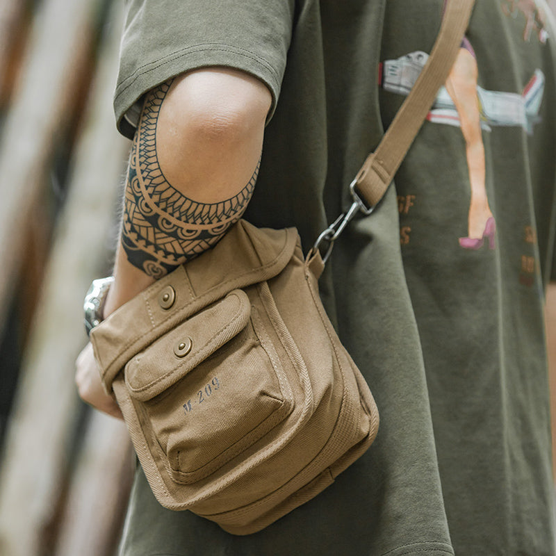 Retro Military Style M209 Waist Bag Crossbody Bag