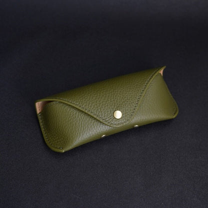 Retro Tanned Leather Glasses Case