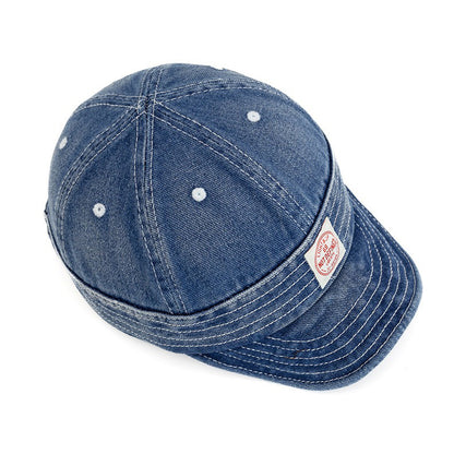 Retro Denim Flip Hat Beret Casual Cap Adjustable Hat