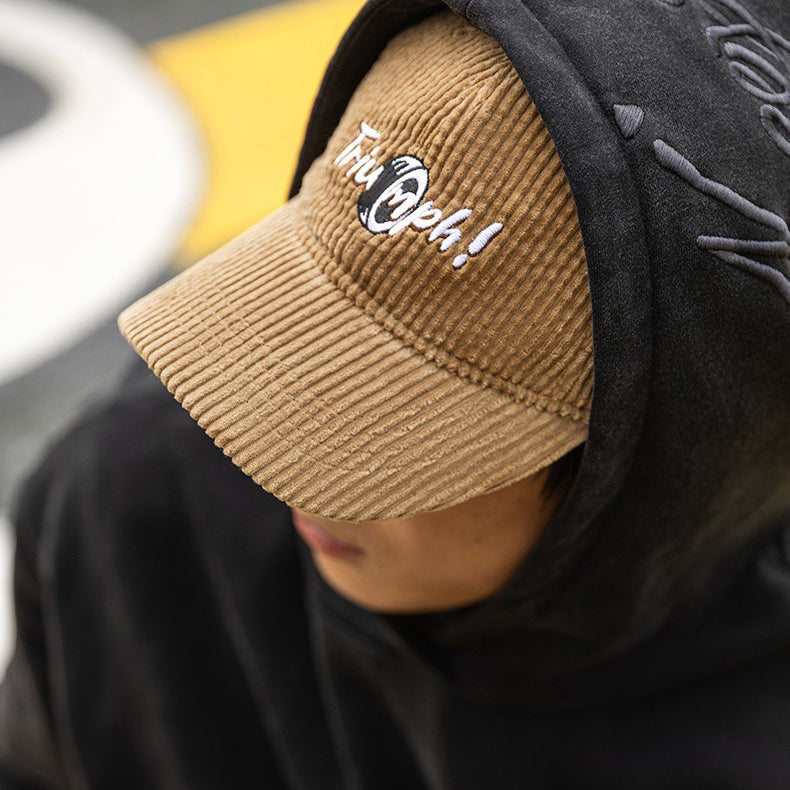 Retro Adjustable Corduroy Baseball Cap