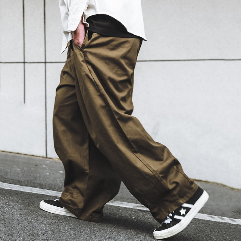 Retro Loose Wide-leg Pants Cityboy Work Pants
