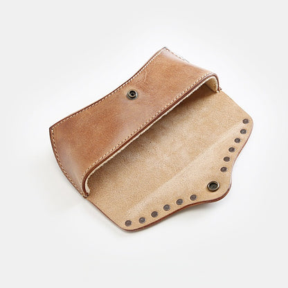 Retro Handmade Leather Glasses Case