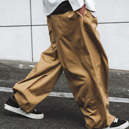Retro Loose Wide-leg Pants Cityboy Work Pants