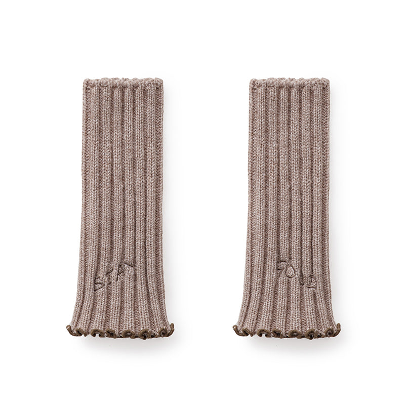 Retro Thick Wool Gloves Warm Long Arm Knitted Sleeves