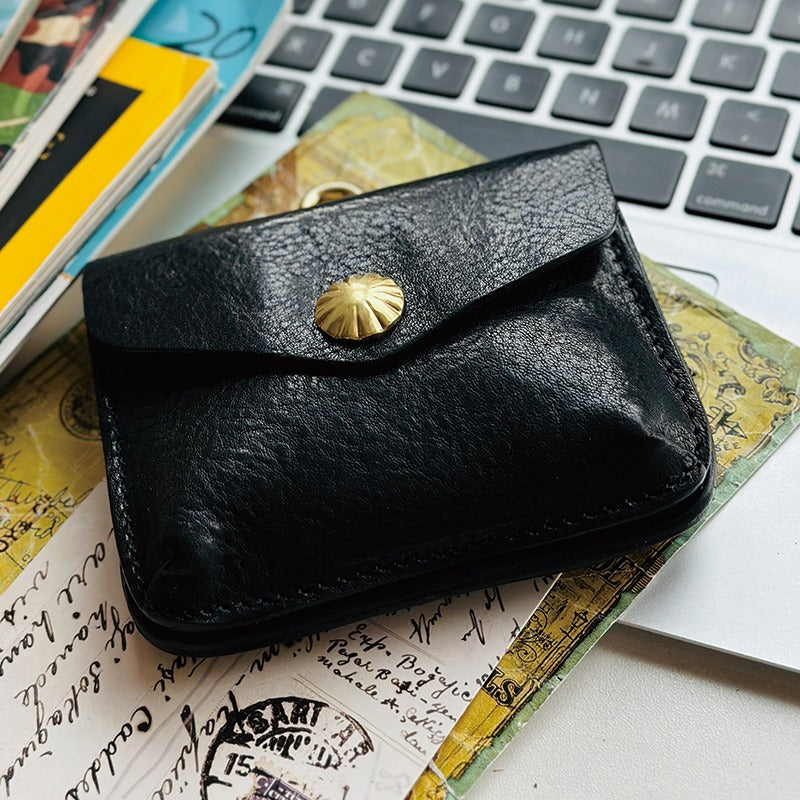 Vintage Handmade Leather Card Wallet