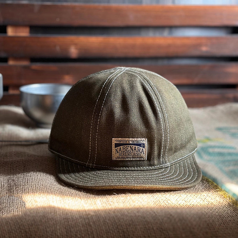 Retro Denim Flip Hat Beret Casual Cap Adjustable Hat
