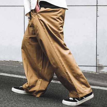 Retro Loose Wide-leg Pants Cityboy Work Pants