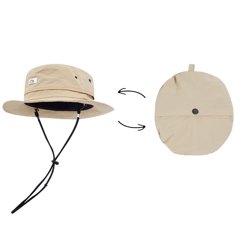 Outdoor Waterproof Bucket Hat Fishing Hat Quick Dry Climbing Hat