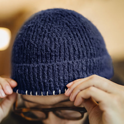 Retro Fleece Knitted Hat