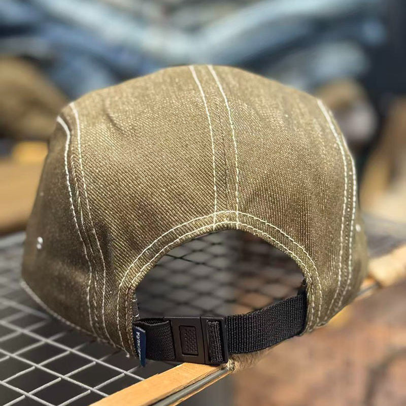 Retro Denim Flip Hat Beret Casual Cap Adjustable Hat