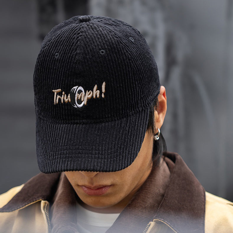 Retro Adjustable Corduroy Baseball Cap