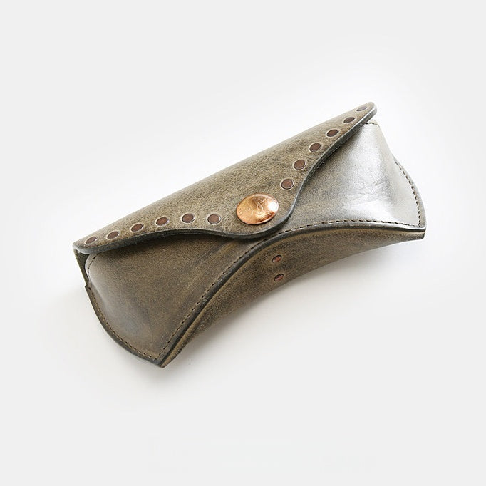 Retro Handmade Leather Glasses Case