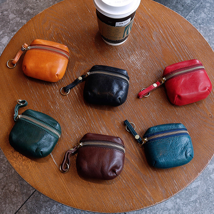 Retro Handmade Leather Storage Bag