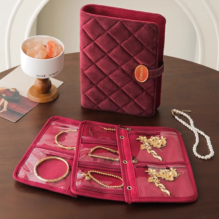 Retro Velvet Jewelry Storage Bag