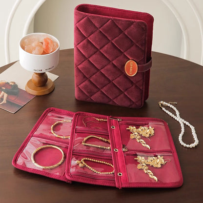 Retro Velvet Jewelry Storage Bag