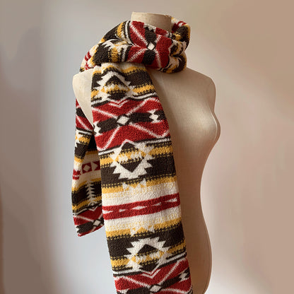 Ethnic Style Warm Polar Fleece Scarf