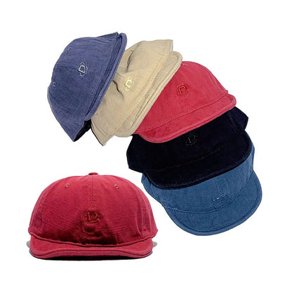 Retro Flip Hat Beret Casual Cap Adjustable Hat