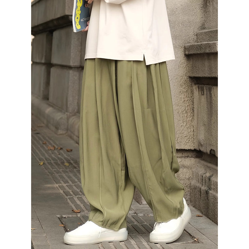 Retro Loose Straight Harem Oversize Trousers