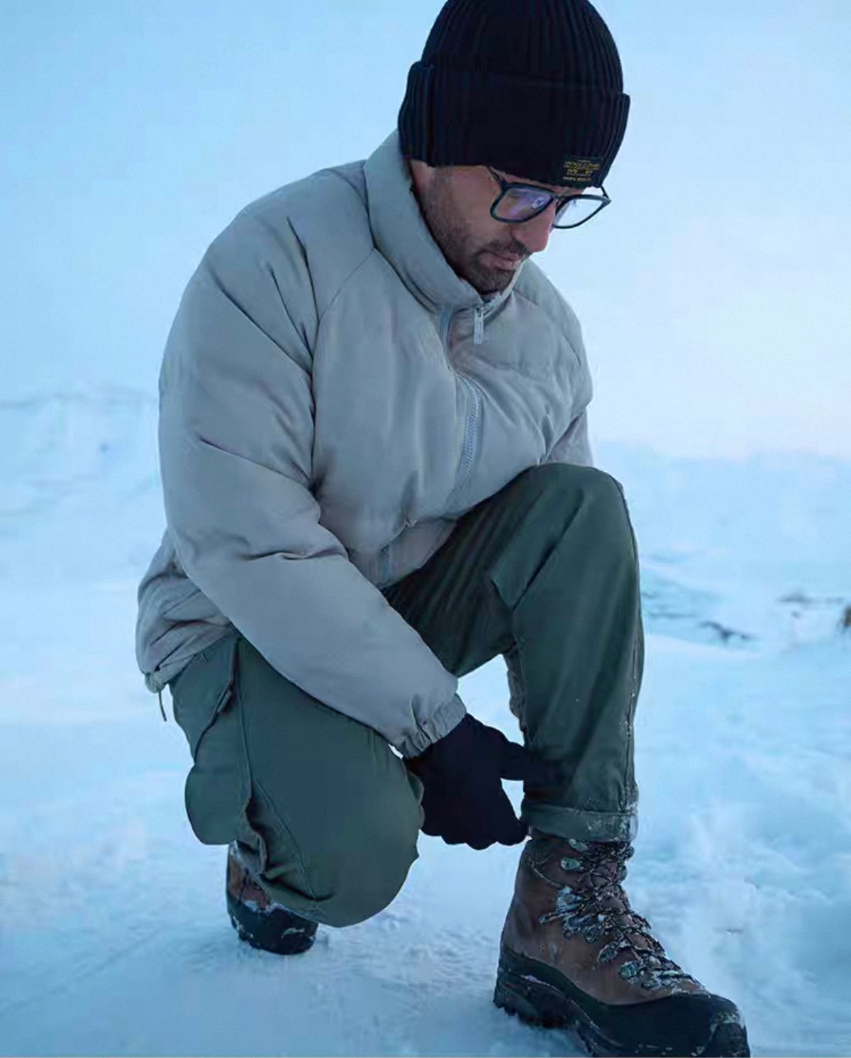 Vintage Winter Wool Knitted Beanie Adjustable Hat