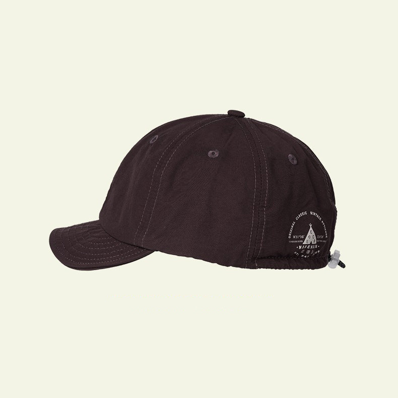 Retro Printed Baseball Cap Flip Hat Beret