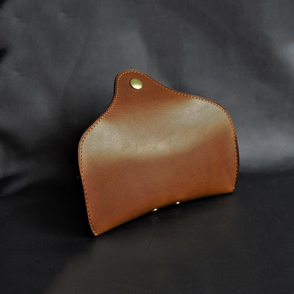 Retro Tanned Leather Glasses Case