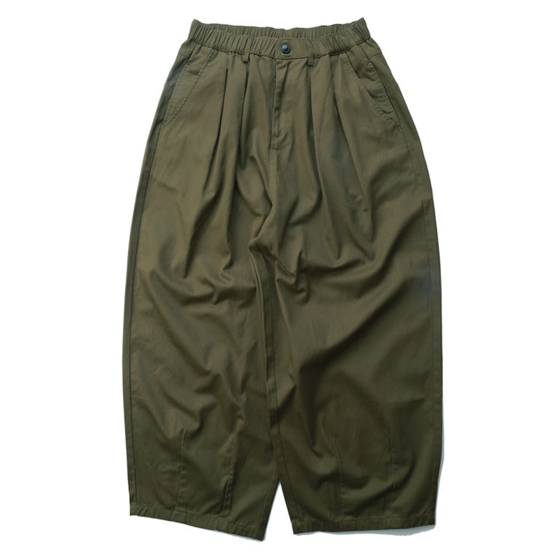 Retro Loose Wide-leg Pants Cityboy Work Pants
