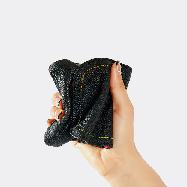 Retro Leather Chain Coin Purse