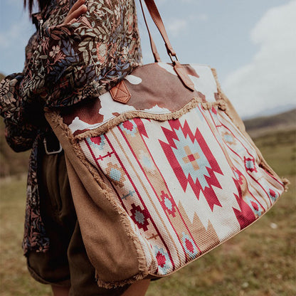 Retro Bohemian Cotton Linen Canvas Bag