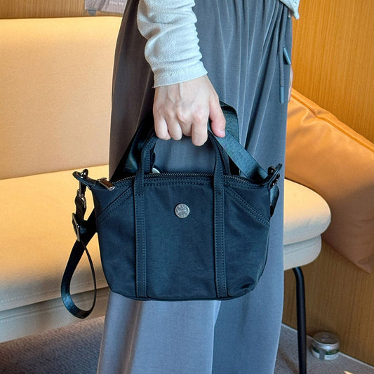 Canvas Mini Tote Handbag Crossbodybag