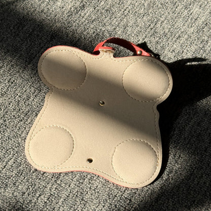 Retro Handmade Wax Leather Glasses Case