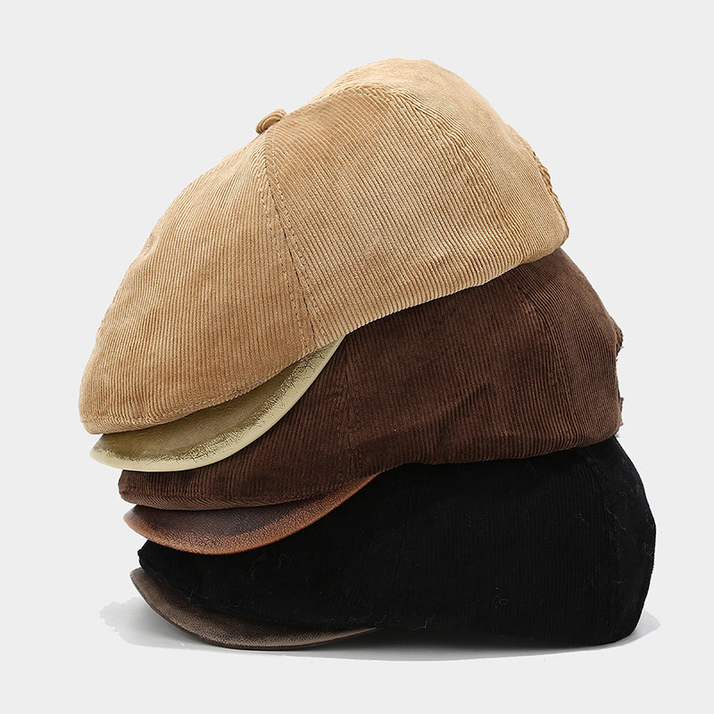 Retro Painter Beret Wool Newsboy Hat