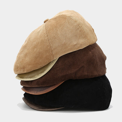 Retro Painter Beret Wool Newsboy Hat