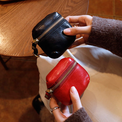 Retro Handmade Leather Storage Bag