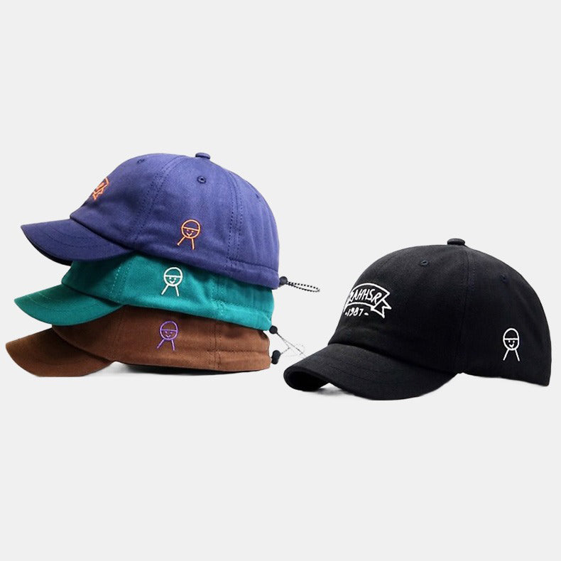 Retro Flip Hat Beret Casual Cap Adjustable Hat
