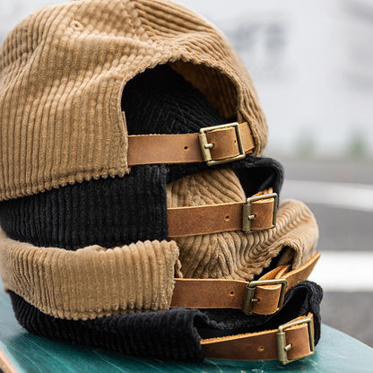 Retro Adjustable Corduroy Baseball Cap