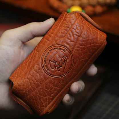 Retro Handmade Leather Storage Coin Wallet